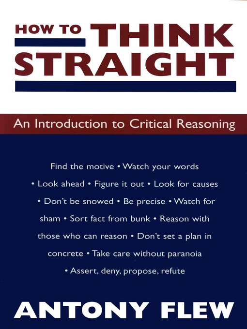 Title details for How to Think Straight by Antony Flew - Available